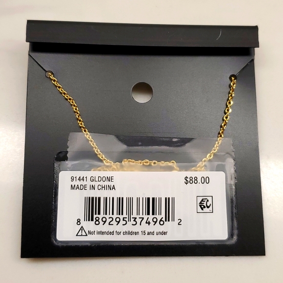 NWT Coach Interlocking Open Circle Pendant Necklace - Picture 4 of 6